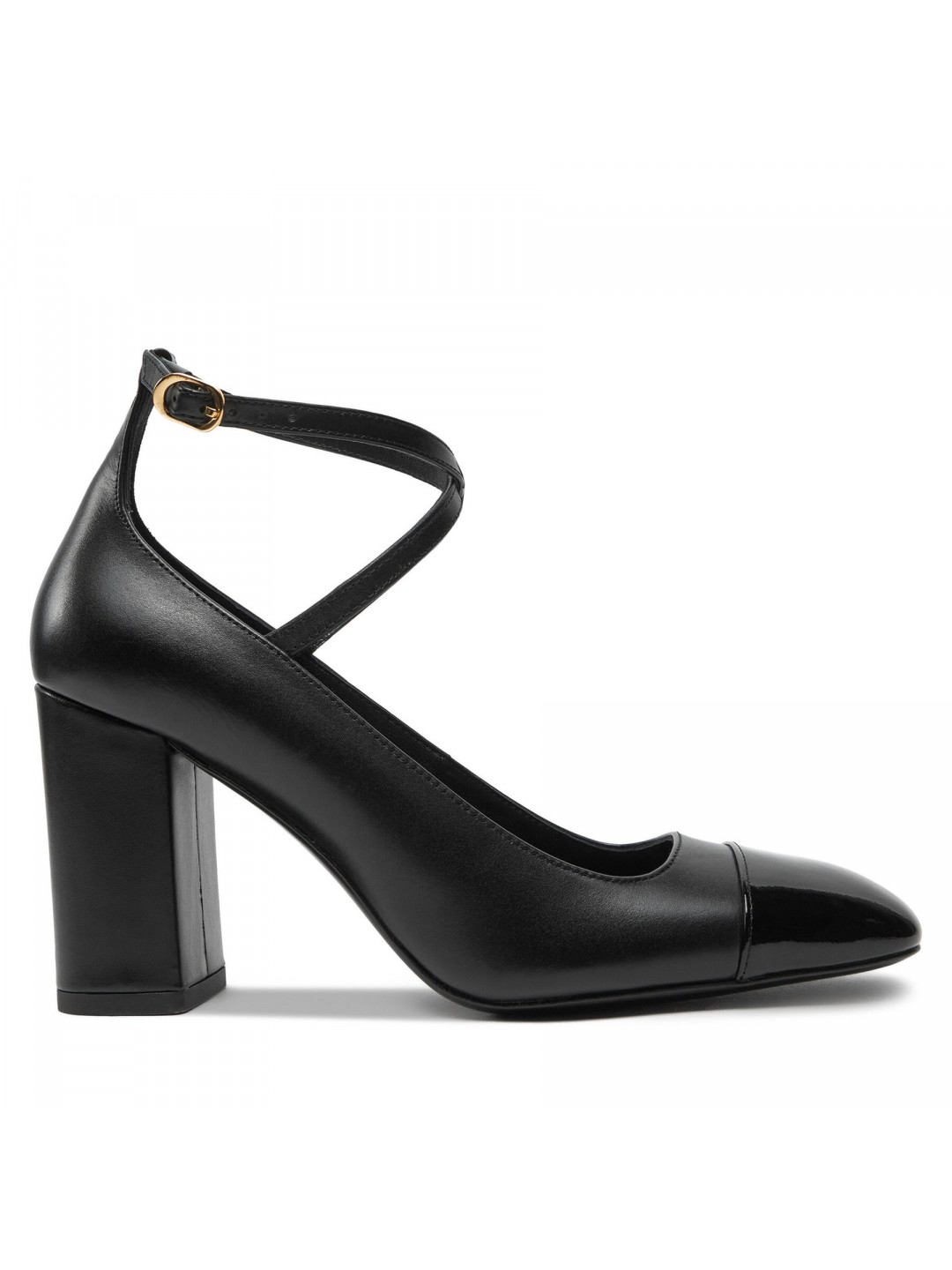 Lodičky Stuart Weitzman Eden Strap 85 SK085 Černá